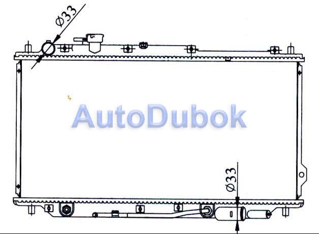 0K2A215200B HCC Радиатор охлаждения АТ для 