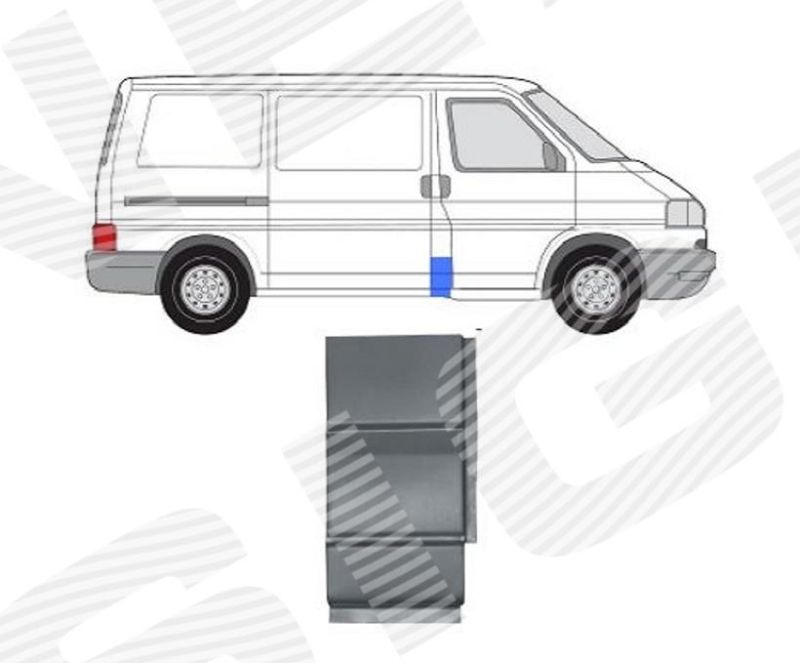 Бок стойки прав. PVW88021R PVW88021R