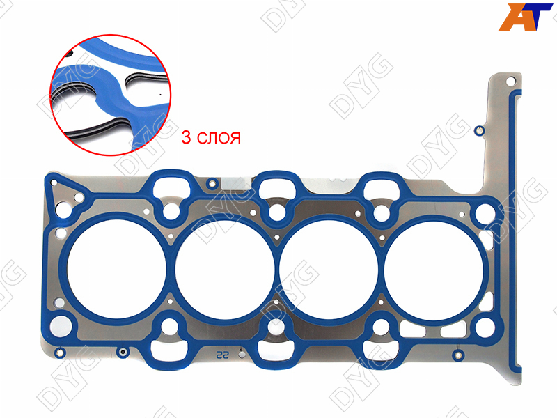 223112F110M Dyg Прокладка ГБЦ HYUNDAI SANTA FE 09-/KIA SORENTO 09- D4HB 2,2 (T-1,2) для 