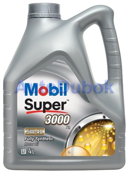 150013 Mobil Масло моторное Mobil 4л 5W40 синтетика SUPER 3000X1 для 