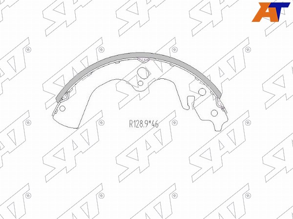 Колодки барабанные зад KIA SPORTAGE 93-05 ST-0K045-2638Z ST-0K045-2638Z