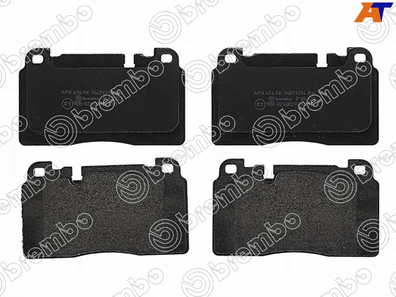 P85122 Brembo Колодки тормозные дисковые AUDI: Q5 08- для 