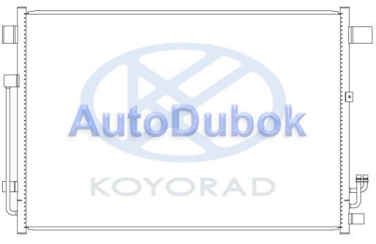 Радиатор кондиционера NNMUR08-930 NNMUR08-930
