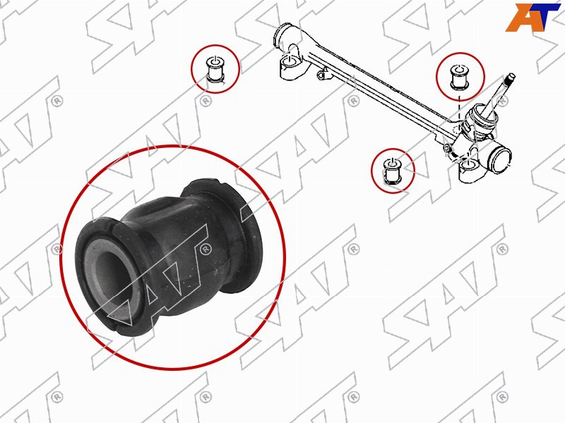 ST-KD31-32-123B Sat Сайлентблок рулевой рейки MAZDA CX-5 11-/MAZDA 3 13-/MAZDA 6 12- для 