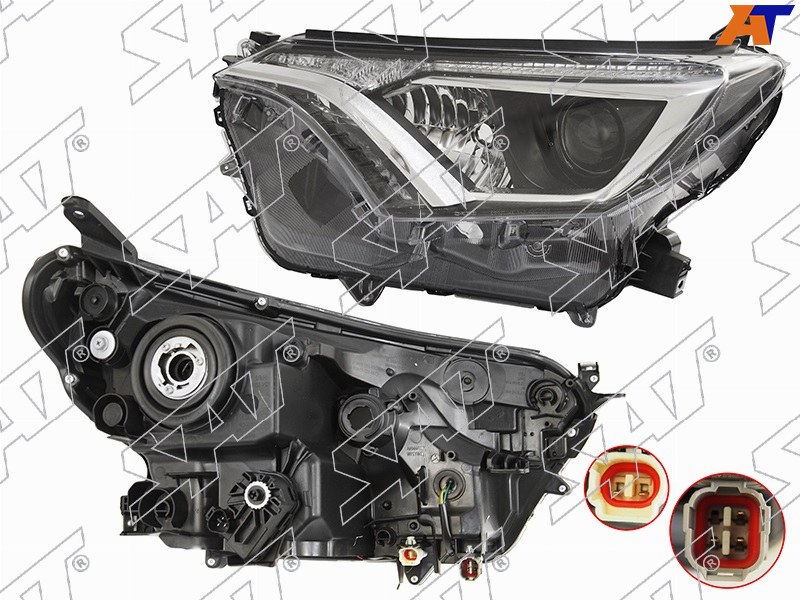 Фара TOYOTA RAV4 15-19 LH галоген, с электрокорректором ST-112-1149LMLD-EM2 ST-112-1149LMLD-EM2