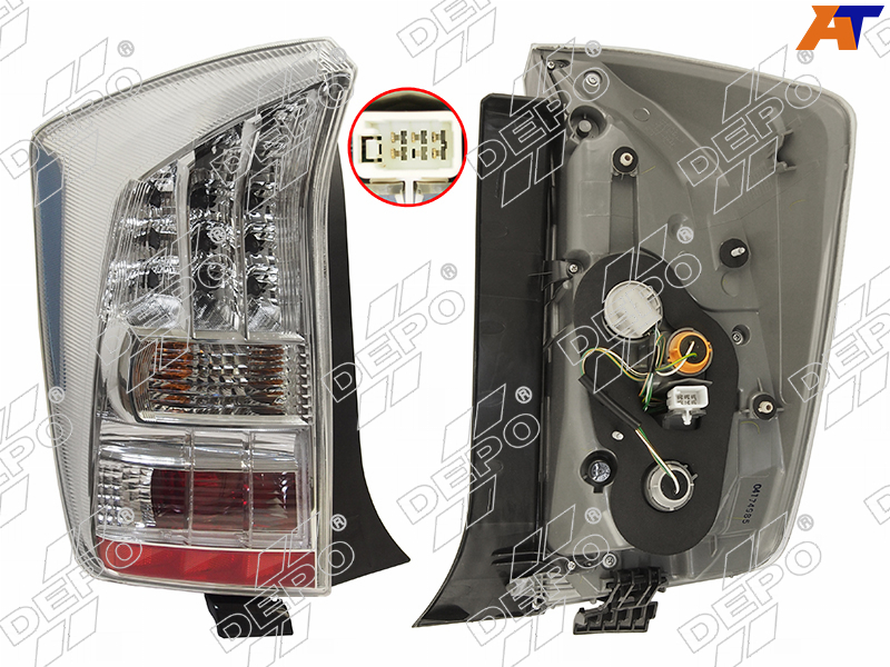 Фонарь задний TOYOTA PRIUS 09-11 LH 212-19T8L-LD-AE 212-19T8L-LD-AE