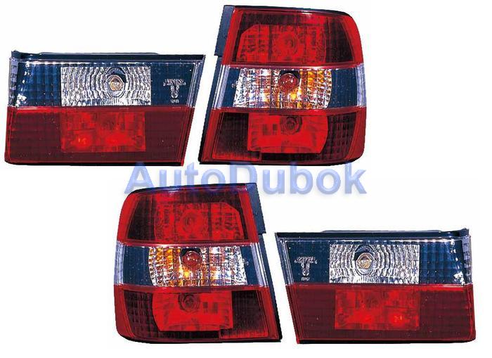 BME3488-760RW-N Тайвань Фонарь задн внешн+внутр л+п тюнинг прозрач хрустал красн-бел (комплект)(седан) для 
