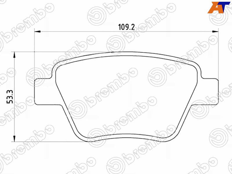 P 85 114 Brembo Колодки тормозные SKODA OCTAVIA 04-/SUPERB 08-/VW CADDY/TOURAN 10- задние для 