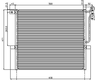 X3 КОНДЕНСАТОР КОНДИЦ (NISSENS) (NRF) (см.каталог) BM0X304-930 BM0X304-930