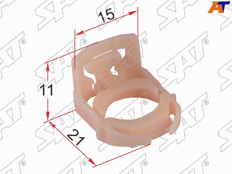 ST-M12480 SAT Хомут эл. проводки FORD (2 шт.) для 