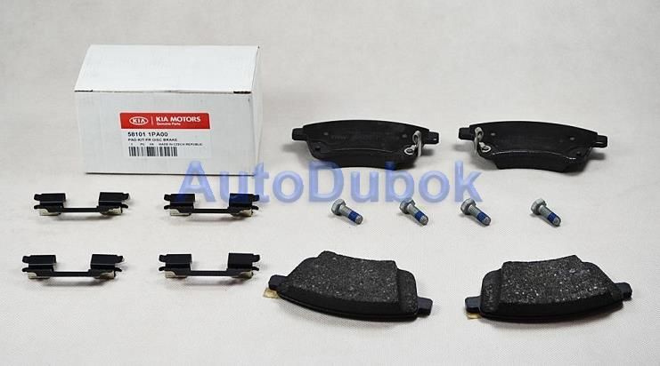 58101-1PA00 Kia Тормозные колодки передние для 