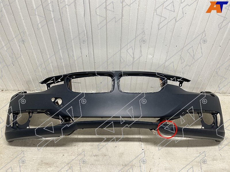 D10-ST-BM35-000-0-U001 Sat Бампер передний BMW F30 12-15 под омыватели (уценка на 10%) для 