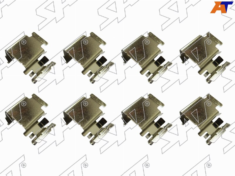 ST-349-0050 Sat Комплект монтажный тормозных колодок RR TOYOTA AVENSIS 03-/COROLLA VERSO 04- для 