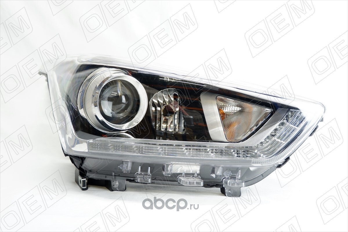 Фара правая линзованная, светодиодные ДХО (LED) OEM0132FR OEM0132FR