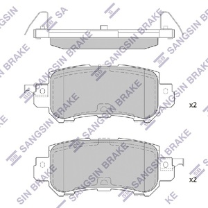 SP1672 Sangsin HI-Q Тормозные колодки задние для 