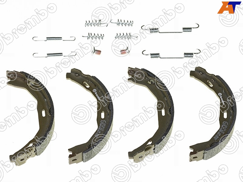 Колодки ручного тормоза MERCEDES-BENZ C-CLASS W204/S204 07-14 S50522 S50522