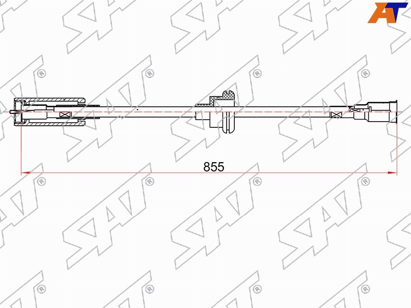 Трос спидометра OPEL ASTRA F 91-02/CORSA B 93-00/VECTRA A 88-95 ST-325-0005 ST-325-0005