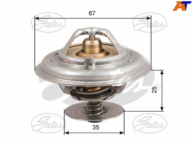 Термостат AUDI A80/A100 90-94/A4/A6 96-05/BMW 3 E36/5 E34 TH14387G1 TH14387G1