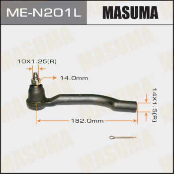 MEN201L Masuma НАКОНЕЧНИК РУЛЕВОЙ ТЯГИ для 
