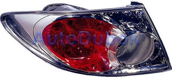 216-1954L-UE Тайвань Фонарь внешний хром левый для 