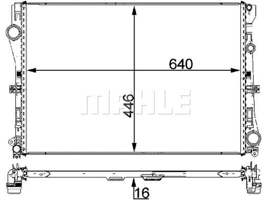 RA627029Q Signeda Радиатор охлаждения 1,6/1,8/2,0/2,2/2,2CDI/2,5/2,5D/3,0 MT/AT для 