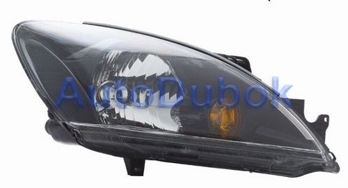 Фара правая внутри механический корректор черная 424080BR 424080BR