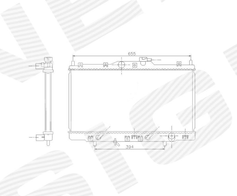 Радиатор охлаждения RA68103A RA68103A