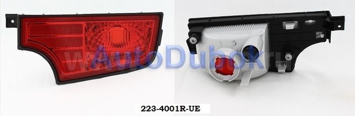 Противотуманная фара в задний бампер правая 223-4001R-UE 223-4001R-UE