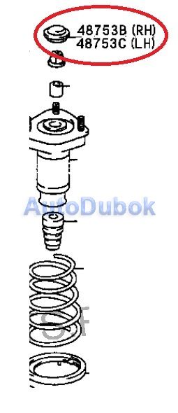 48753-33010 Toyota Крышка опоры амортизатора верхняя для 