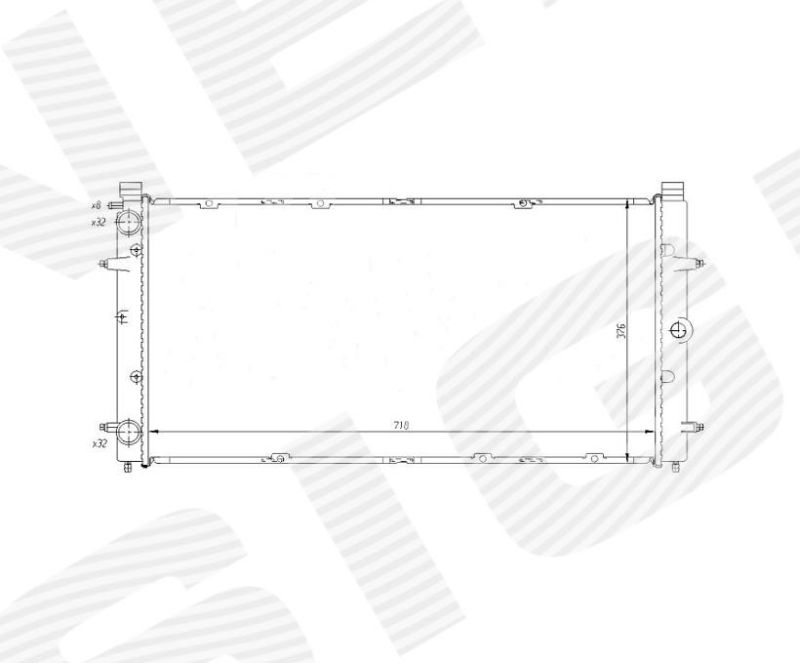 Радиатор охлаждения RA65242A RA65242A