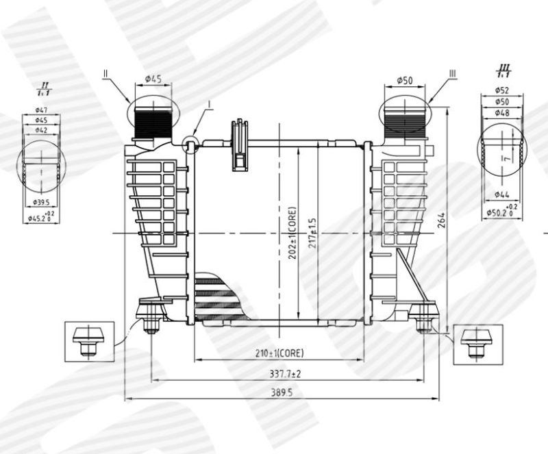 RI96396 Nissan ИНТЕРКУЛЕР для 