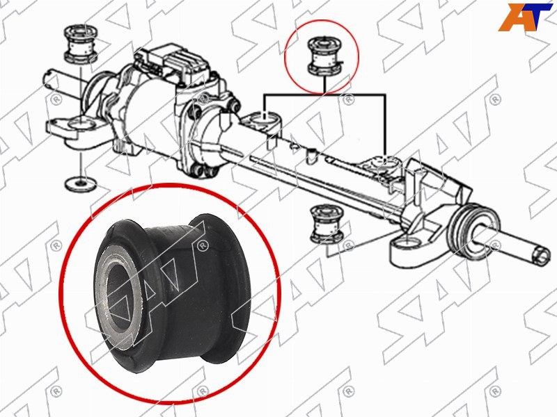 ST-53685-TL0-G21B Sat Сайлентблок рулевой рейки HONDA ACCORD 08-12 для 