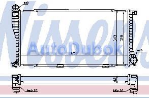 BME3898-911 Тайвань Радиатор охлаждения (NISSENS) для 