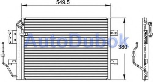 Радиатор кондиционера MD16898-930 MD16898-930