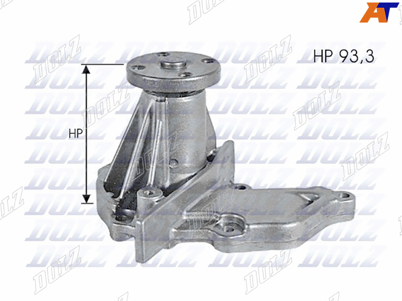 F133 Dolz Насос системы охлаждения FORD/MAZDA 2/ FIESTA V /FOCUS II FXJA/ZJ04/DHA/DHB/DHC/DHD/DHE/DHF/DHG/FUJA для 