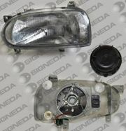 ZVW1111L TYC Фара +/-коррект.одноламп. левая для 