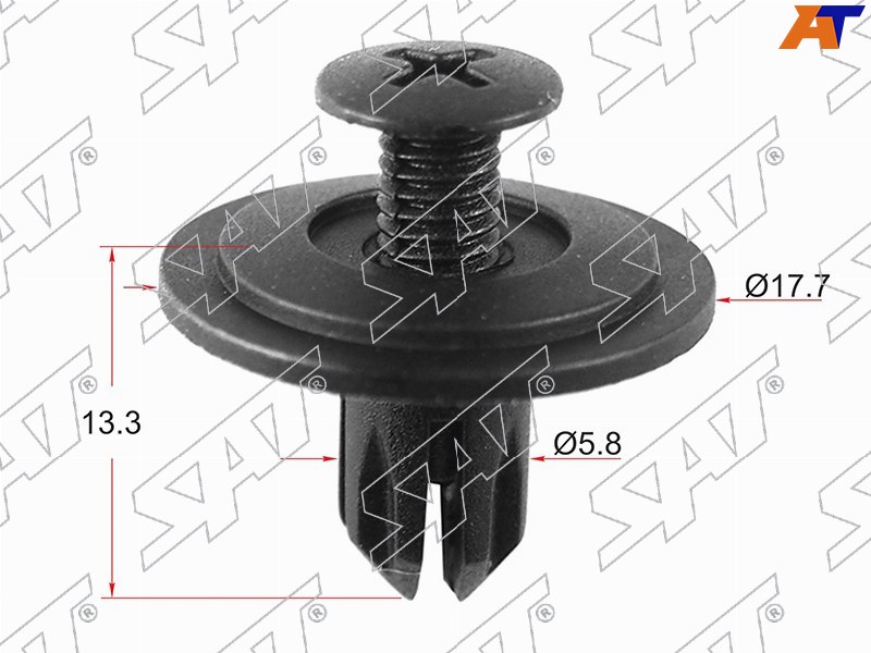ST-KJ-1006 SAT Клипса HONDA (1 шт.) для 