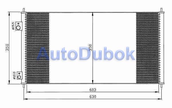Радиатор кондиционера HDCVC00-931 HDCVC00-931