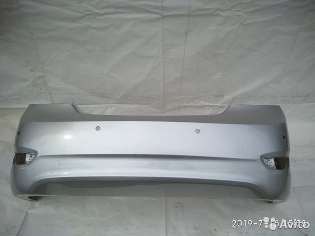 Бампер задний седан Sleek Silver (серебристый металлик) JH02-ACT11-022-RHM JH02-ACT11-022-RHM