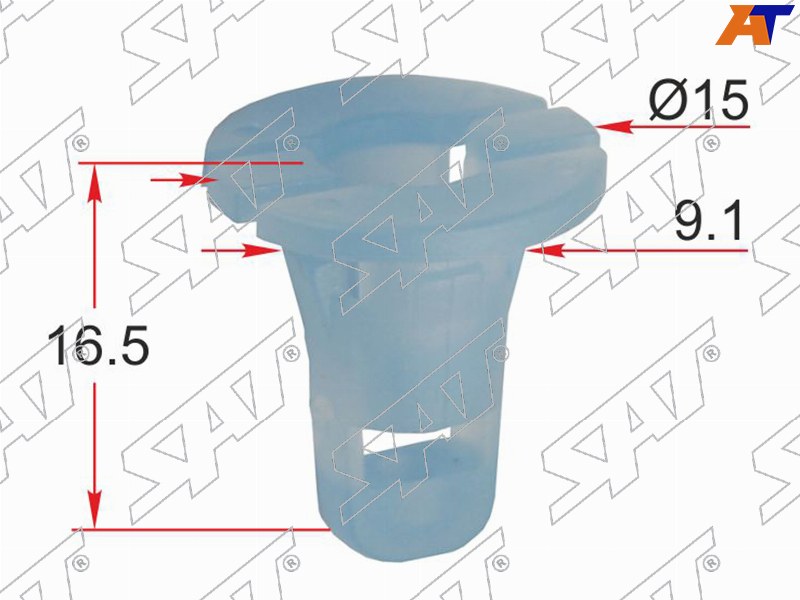 ST-KJ-2448 Sat Клипса под винт NISSAN (1 шт.) для 