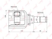 Шрус внутренний CI3718 CI3718