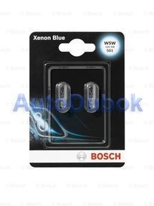 1987301033 Bosch Лампа W5W (упаковка 2шт) Xenon Blue для 