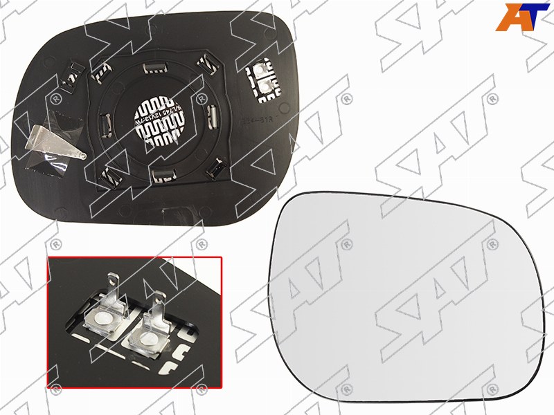 ST-121-0084 Sat Полотно зеркала TOYOTA RAV4 05-13 RH сферическое с обогревом для 