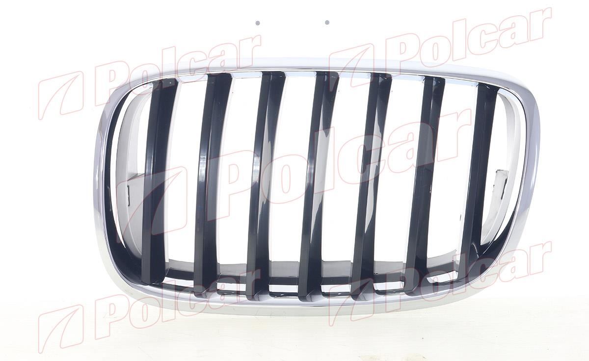 205105-3 Polcar BMW X6 (E71) 01.08- :Решетка радиатора левая для 