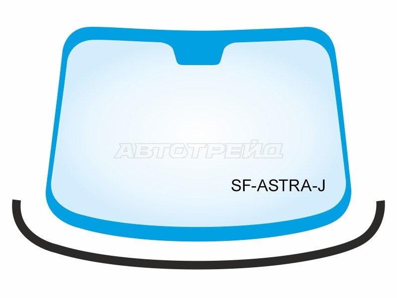 Молдинг лобового стекла нижний OPEL ASTRA J 4/5D HBK/WGN 09- SF-ASTRA-J SF-ASTRA-J