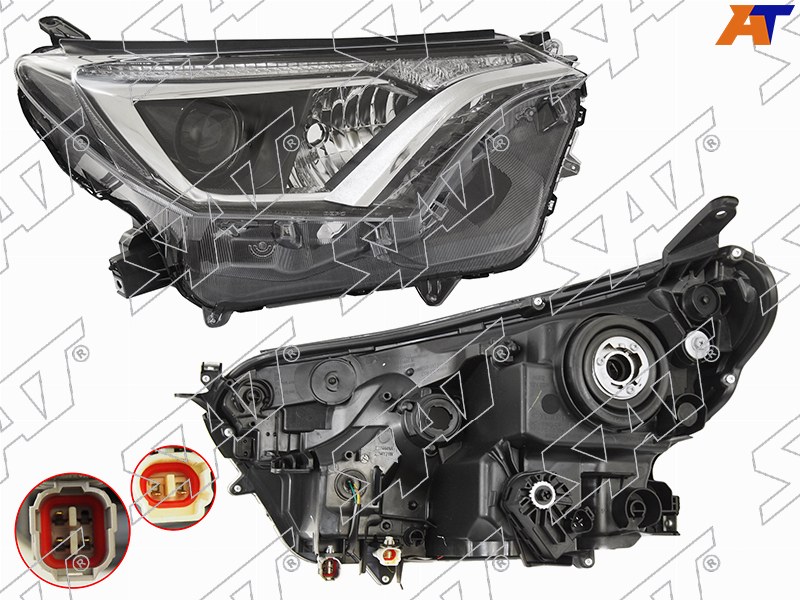 Фара TOYOTA RAV4 15-19 RH галоген, с электрокорректором ST-112-1149RMLD-EM2 ST-112-1149RMLD-EM2