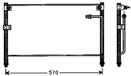 КОНДЕНСАТОР КОНДИЦ (см.каталог) MZ62693-932 MZ62693-932