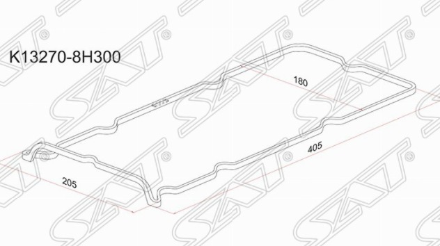 Прокладка клапанной крышки K13270-8H300 K13270-8H300
