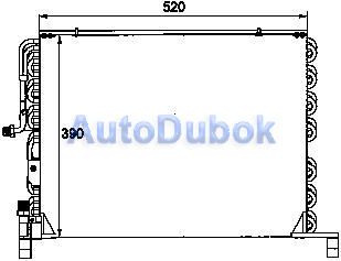 MD20182-930 Тайвань Радиатор кондиционера для 