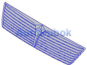 Решетка радиатора MBLAN02-100HG MBLAN02-100HG